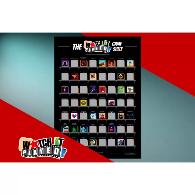 Скретч-постер Watch It Played Game Shelf: купити за кращою ціною в Україні