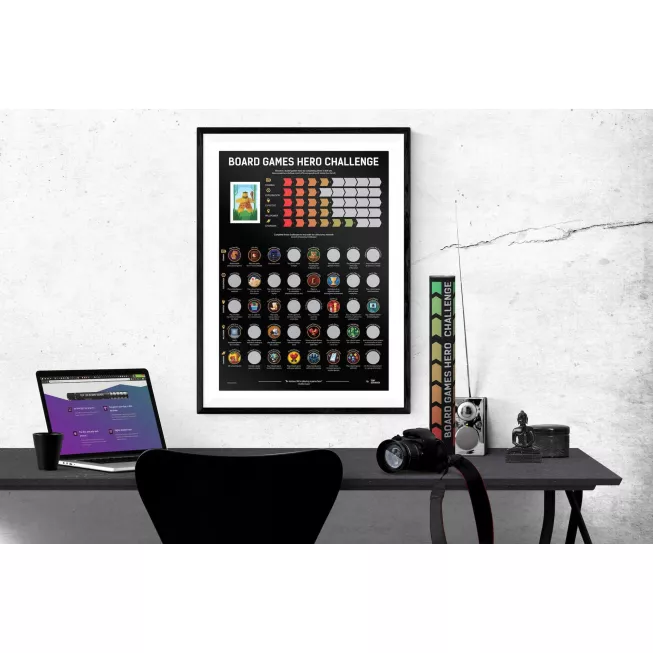 Скретч-постер Board Games Hero Challenge: купити за кращою ціною в Україні