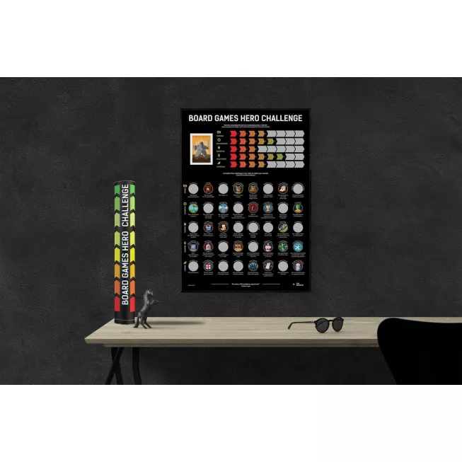 Скретч-постер Board Games Hero Challenge: купити за кращою ціною в Україні