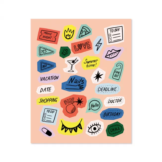 Набір стікерів. Для планерів: купити за кращою ціною в Україні