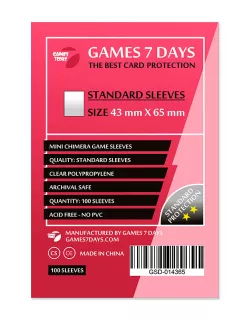 Протектори Games7Days (43 x 65 мм) Standard Mini Chimera (100 шт)
