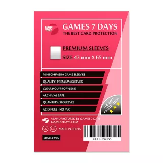 Протектори Games7Days (43 x 65 мм) Premium Mini Chimera (50 шт)