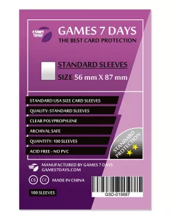 Протектори Games7Days (56 x 87 мм) Standard USA (100 шт)