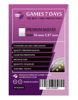 Протектори Games7Days (56 x 87 мм) Premium USA (50 шт)