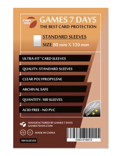 Протектори Games7Days (80 x 120 мм) Standard Ultra-Fit (100 шт)