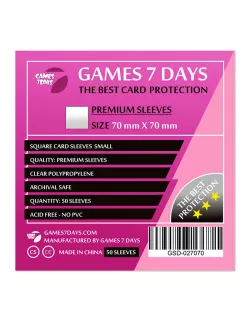 Протектори Games7Days (70 x 70 мм) Premium Square (50 шт)