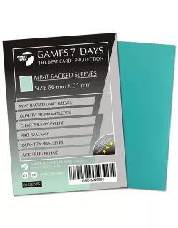 Протектори Games7Days (66 х 91 мм / 63.5x88 мм) Mint Premium MTG (80 шт)