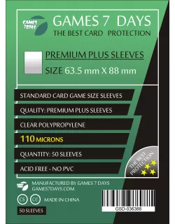 Протектори Games7Days (63.5 x 88 мм) Premium Plus USA (50 шт)