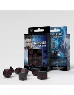 Набір кубиків Classic RPG Black & red Dice Set (7)
