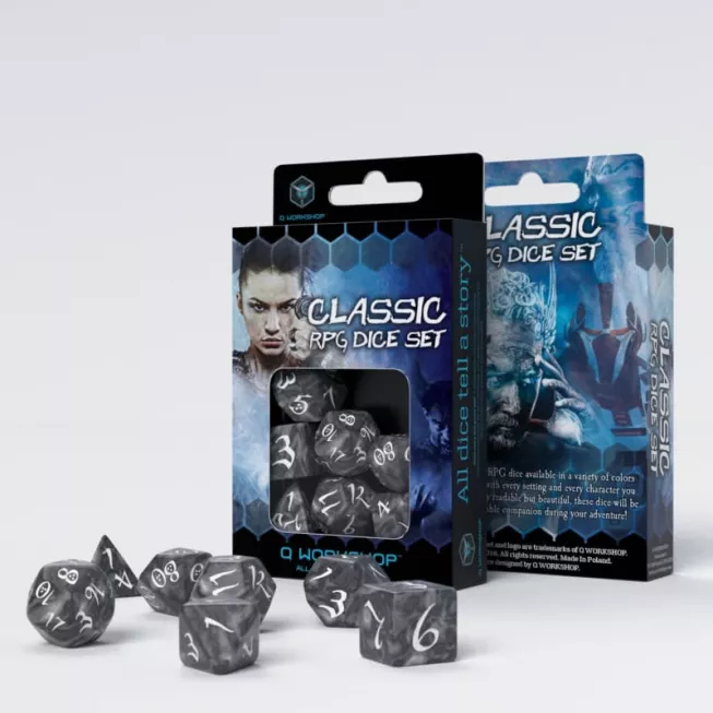 Набір кубиків Classic RPG Smoky & white Dice Set (7): купити за кращою ціною в Україні