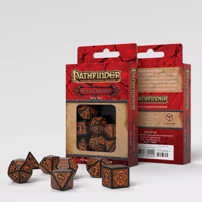 Набір кубиків Pathfinder Hells Vengeance Dice Set (7): купити за кращою ціною в Україні