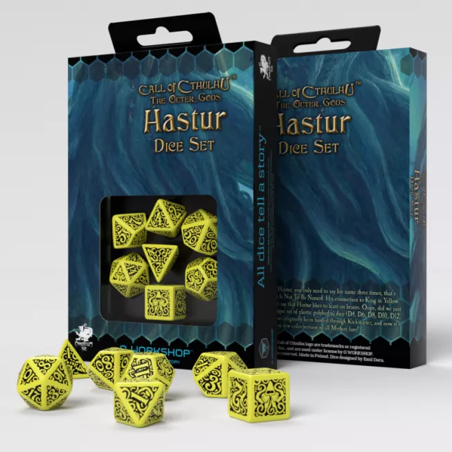 Набір кубиків COC The Outer Gods Hastur Dice Set (7): купити за кращою ціною в Україні