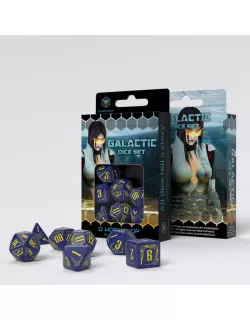 Набір кубиків Galactic Navy & Yellow Dice Set (7)