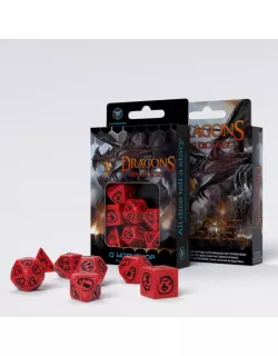 Набір кубиків Dragons Dice Set: Garnet (7)