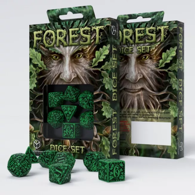 Набір кубиків Forest Dice Set: Jungle (7): купити за кращою ціною в Україні