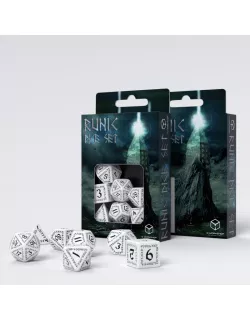 Набір кубиків Runic White & black Dice Set (7)
