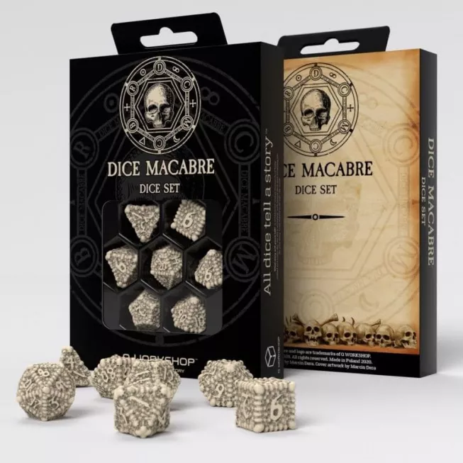 Набір кубиків Dice Macabre Dice Set (7): купити за кращою ціною в Україні