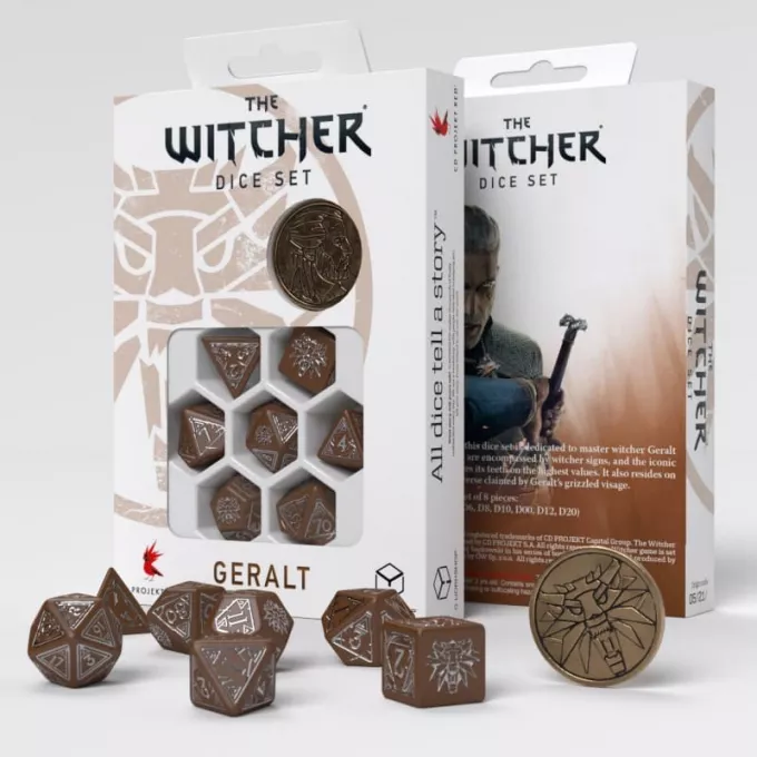 Набір кубиків The Witcher Dice Set. Geralt - Roachs Companion Dice Set (7): купити за кращою ціною в Україні