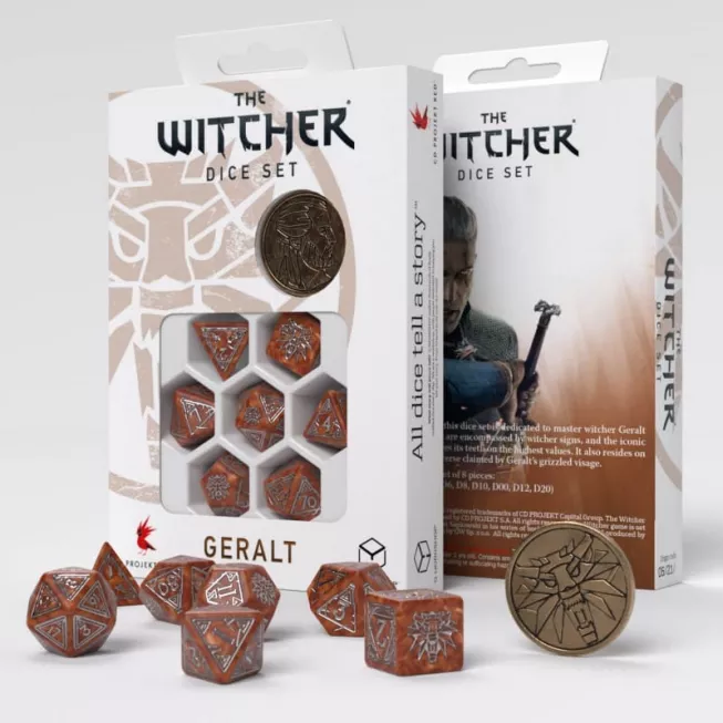 Набір кубиків The Witcher Dice Set. Geralt - The Monster Slayer Dice Set (7): купити за кращою ціною в Україні
