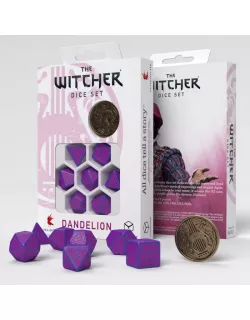 Набір кубиків The Witcher Dice Set. Dandelion - The Conqueror of Hearts Dice Set (7)