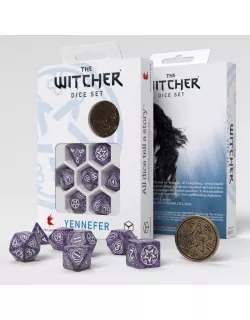 Набір кубиків The Witcher Dice Set. Yennefer - Lilac and Gooseberries Dice Set (7)