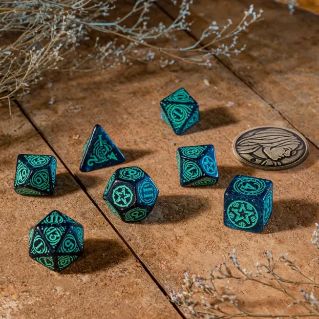 Набір кубиків The Witcher Dice Set. Yennefer - Sorceress Supreme Dice Set (7): купити за кращою ціною в Україні