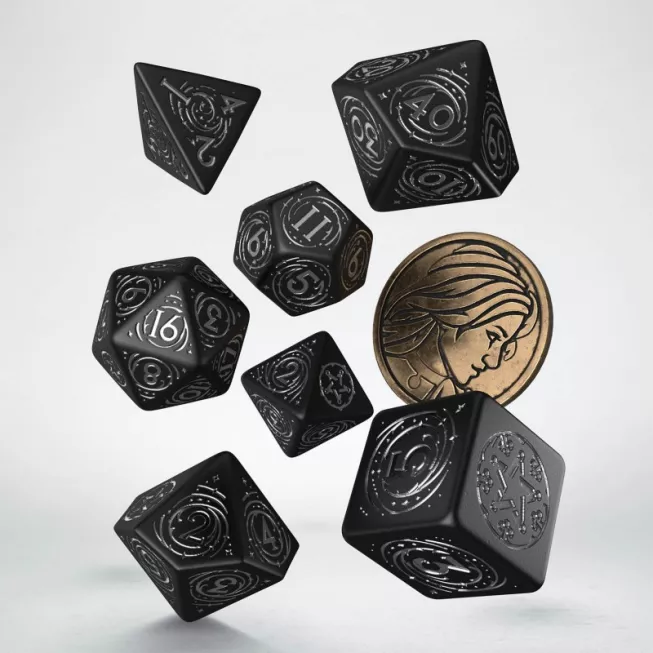 Набір кубиків The Witcher Dice Set. Yennefer - The Obsidian Star Dice Set (7): купити за кращою ціною в Україні
