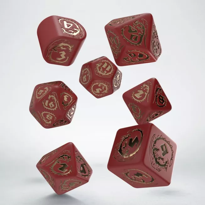 Набір кубиків Dragons Modern Dice Set: Ruby (7): купити за кращою ціною в Україні