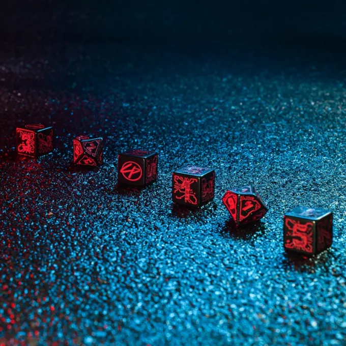 Набір кубиків Cyberpunk Red: Night City Essential Set (6): купити за кращою ціною в Україні