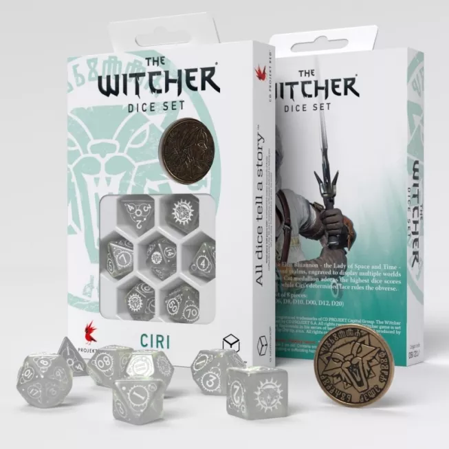 Набір кубиків The Witcher Dice Set. Ciri - The Lady of Space and Time (7): купити за кращою ціною в Україні