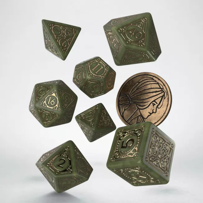 Набір кубиків The Witcher Dice Set. Triss - The Fourteenth of the Hill (7): купити за кращою ціною в Україні