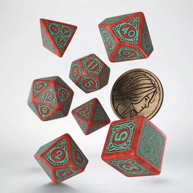 Набір кубиків The Witcher Dice Set. Triss - Merigold the Fearless (7): купити за кращою ціною в Україні