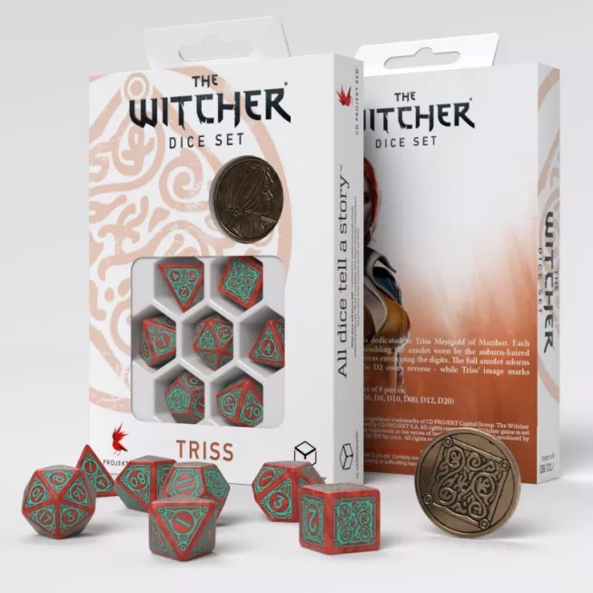 Набір кубиків The Witcher Dice Set. Triss - Merigold the Fearless (7): купити за кращою ціною в Україні