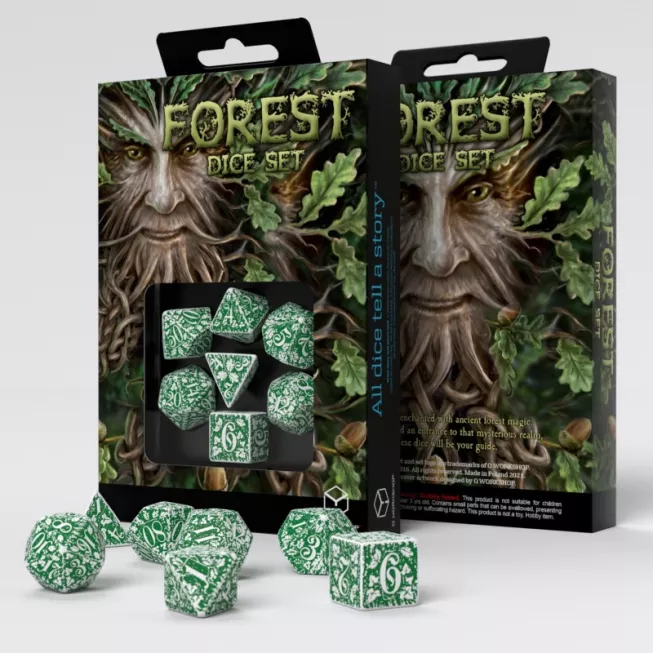 Набір кубиків Forest Dice Set: Tundra (7): купити за кращою ціною в Україні