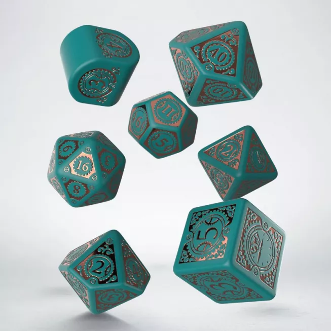 Набір кубиків Steampunk Clockwork Nautical Apparatus Modern Dice Set (7): купити за кращою ціною в Україні