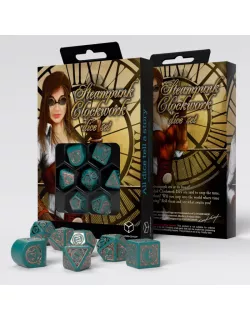 Набір кубиків Steampunk Clockwork Nautical Apparatus Modern Dice Set (7)