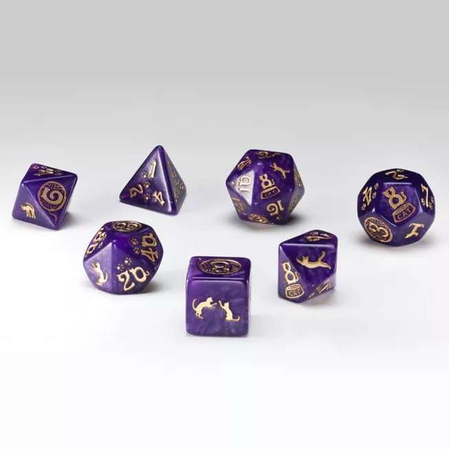 Набір кубиків Cats Dice Set Purrito (7): купити за кращою ціною в Україні
