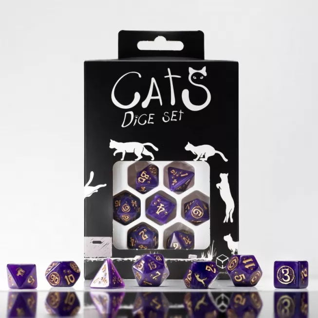 Набір кубиків Cats Dice Set Purrito (7): купити за кращою ціною в Україні