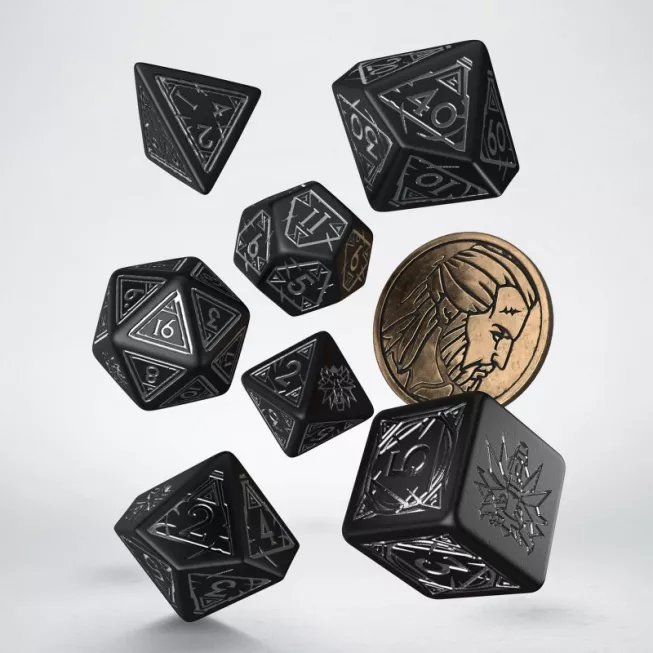 Набір кубиків The Witcher Dice Set. Geralt - Silver Sword Dice Set (7): купити за кращою ціною в Україні