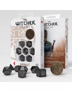Набір кубиків The Witcher Dice Set. Geralt - Silver Sword Dice Set (7)