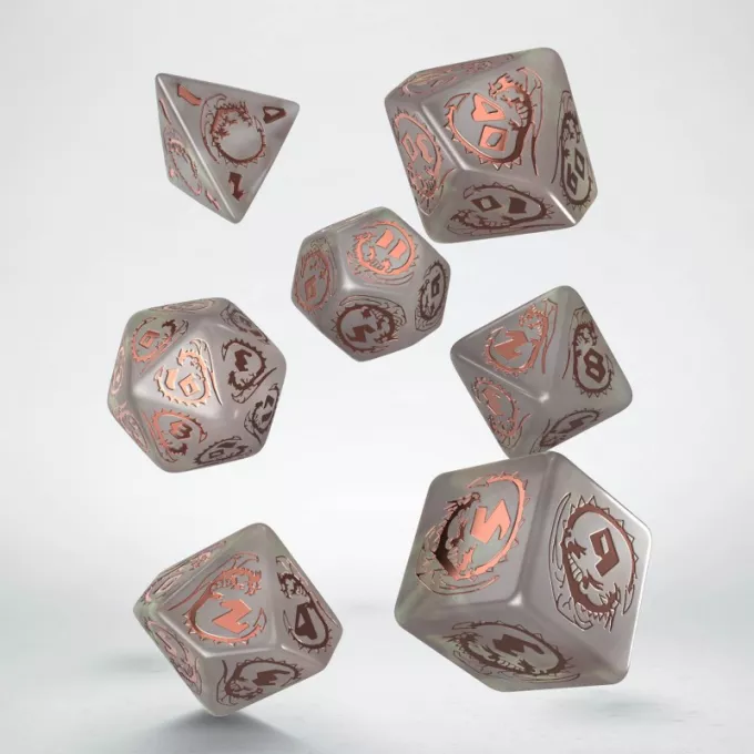 Набір кубиків Dragons Dice Set: Quartz (7): купити за кращою ціною в Україні