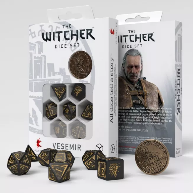 Набір кубиків The Witcher Dice Set. Vesemir - The Sword Master (7): купити за кращою ціною в Україні