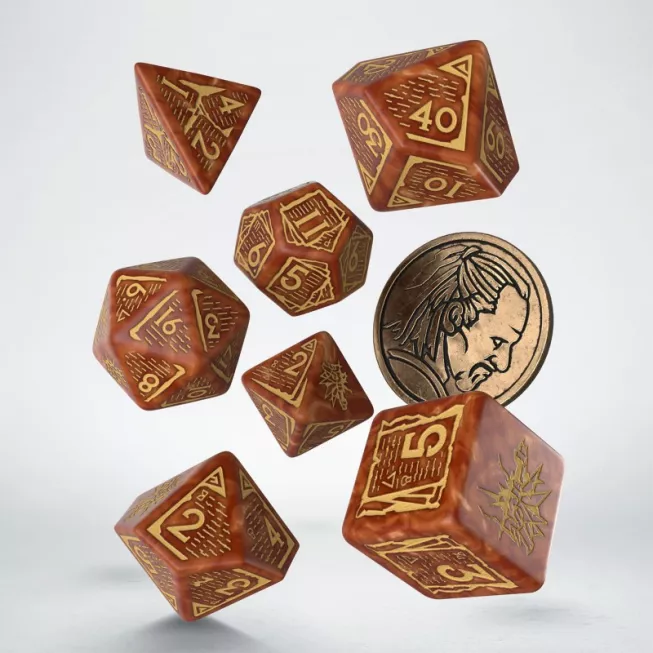 Набір кубиків The Witcher Dice Set. Vesemir - The Wise Witcher (7): купити за кращою ціною в Україні