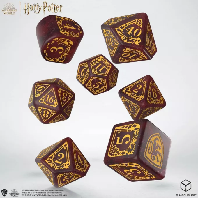 Набір кубиків Harry Potter. Gryffindor Modern Dice Set - Red (7): купити за кращою ціною в Україні