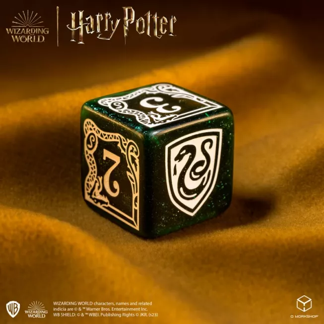 Набір кубиків Harry Potter. Slytherin Modern Dice Set - Green (7): купити за кращою ціною в Україні