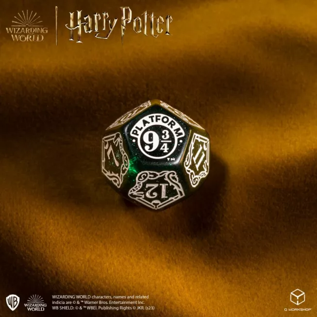 Набір кубиків Harry Potter. Slytherin Modern Dice Set - Green (7): купити за кращою ціною в Україні