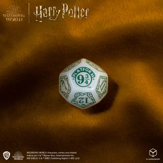 Набір кубиків Harry Potter. Slytherin Modern Dice Set - White (7): купити за кращою ціною в Україні