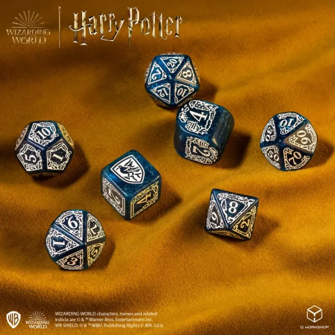 Набір кубиків Harry Potter. Ravenclaw Modern Dice Set - Blue (7): купити за кращою ціною в Україні