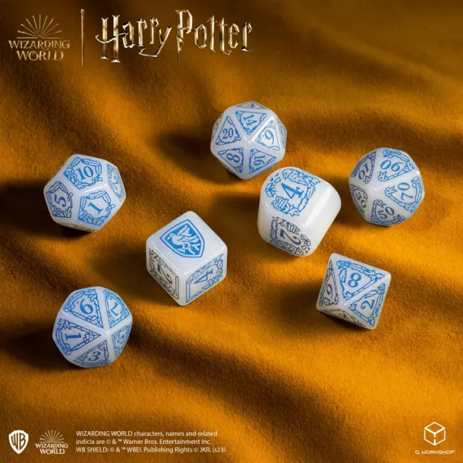 Набір кубиків Harry Potter. Ravenclaw Modern Dice Set - White (7): купити за кращою ціною в Україні