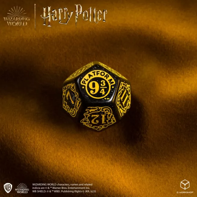 Набір кубиків Harry Potter. Hufflepuff Modern Dice Set - Black (7): купити за кращою ціною в Україні